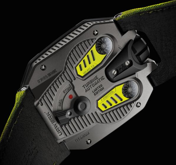 Urwerk Watch Replica 105 collection UR-105TA Black Lemon